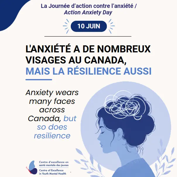 Journée d'action contre l'anxiété centre excellence en sante mentale jeunes